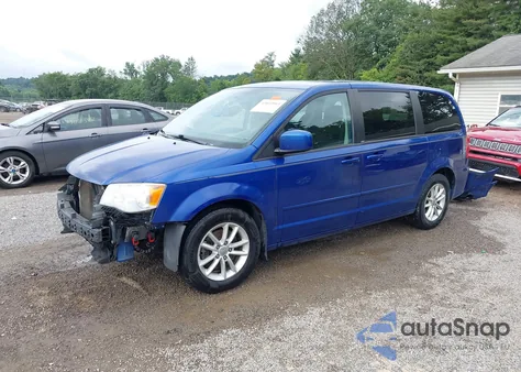 2013 Dodge Grand Caravan Sxt из США, поврежденный, VIN 2C4RDGCG6DR771748